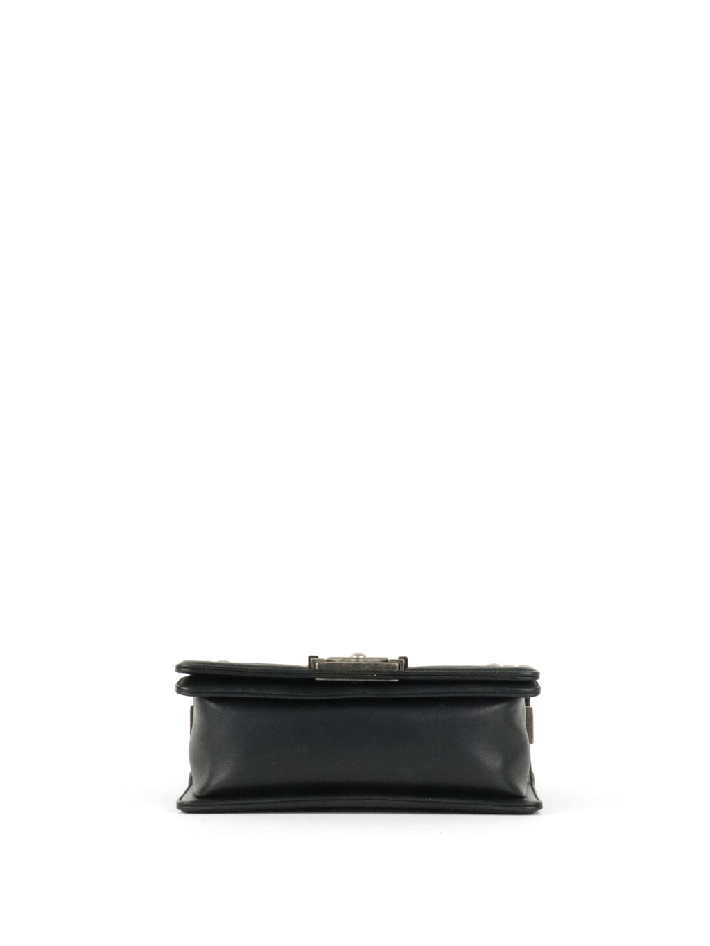 Chanel Black Caviar Boy Wallet On Chain GHW