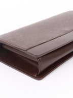 Louis Vuitton Brown Epi Leather Honfleur Clutch.