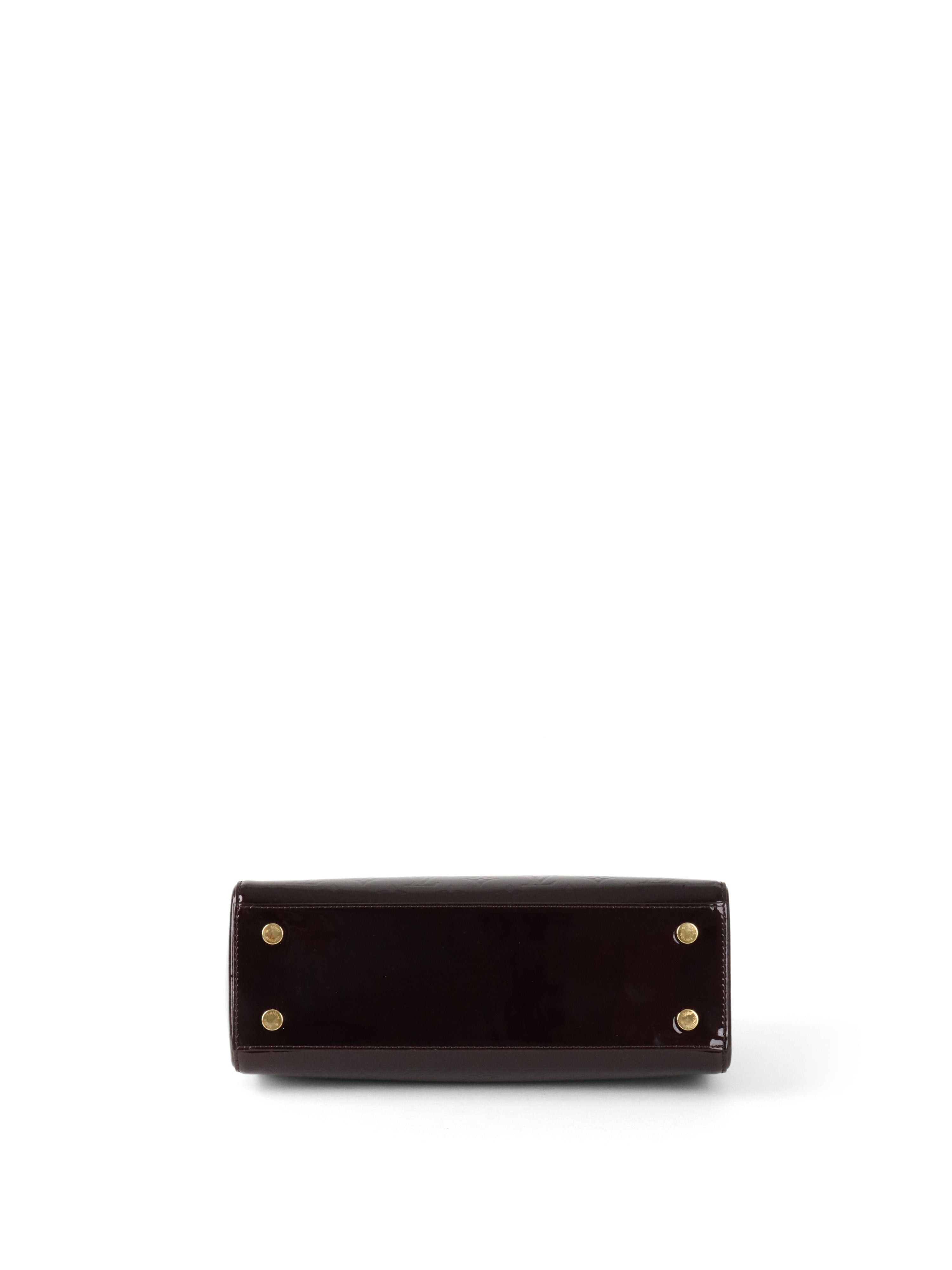 Louis Vuitton Amarate Monogram Vernis Brea MM Bag