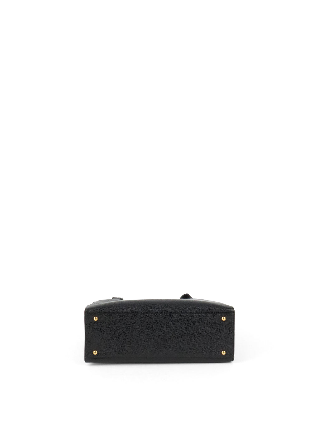 Chanel Vintage Stitched Logo Black Caviar Tote