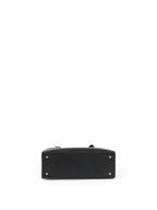 Chanel Vintage Stitched Logo Black Caviar Tote