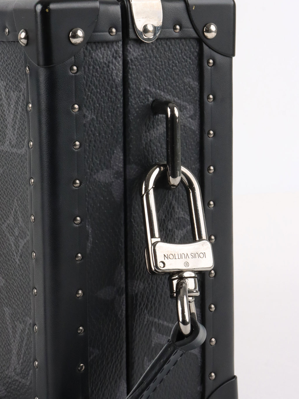 Louis Vuitton Black Monogram Eclipse Clutch Box.