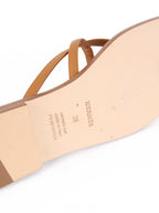 Hermes Naturel Miss Sandals .