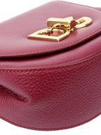 Dolce & Gabbana Burgundy Chain Shoulder Bag.