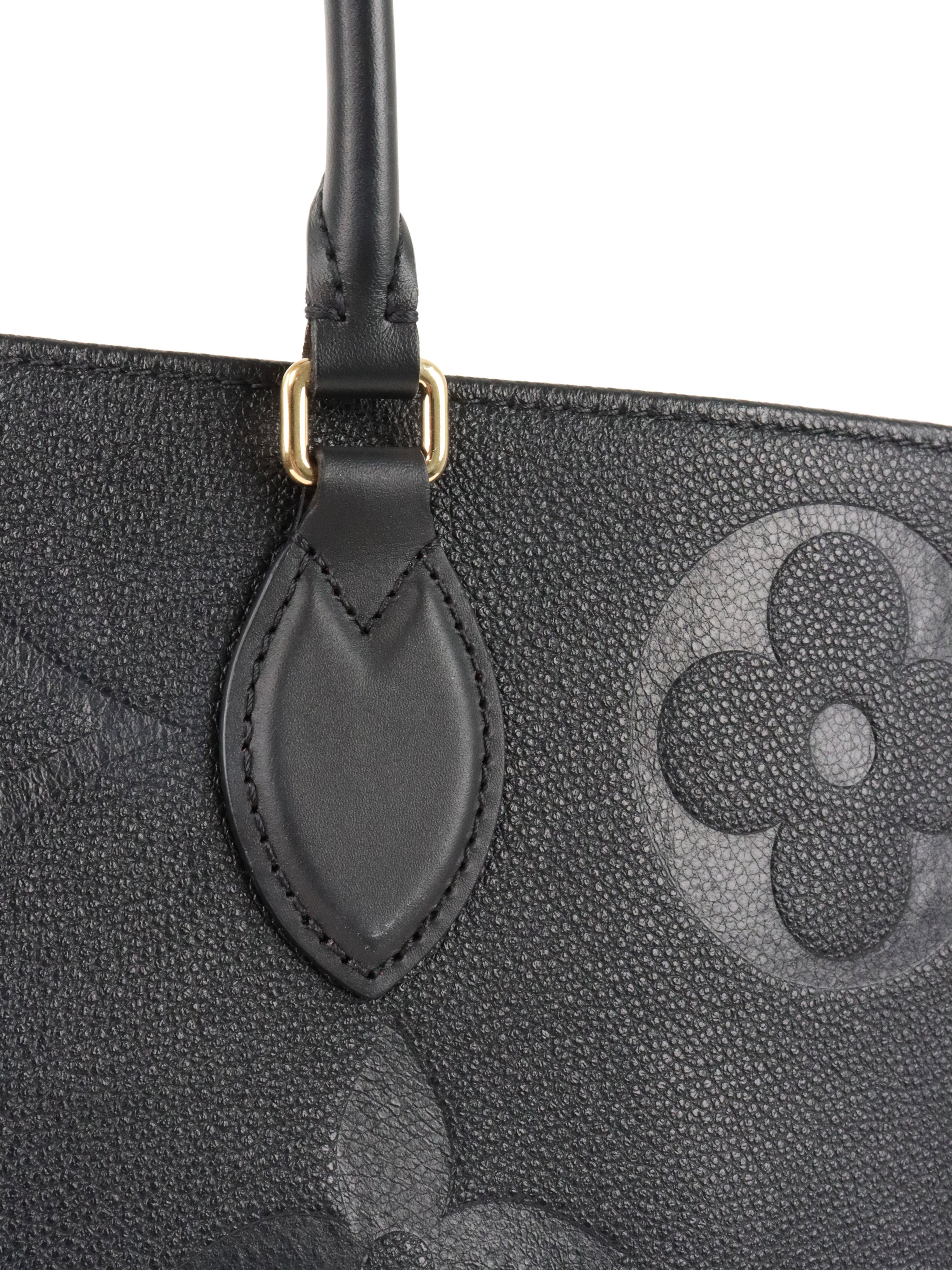 Louis Vuitton Black Empreinte OnTheGo GM.