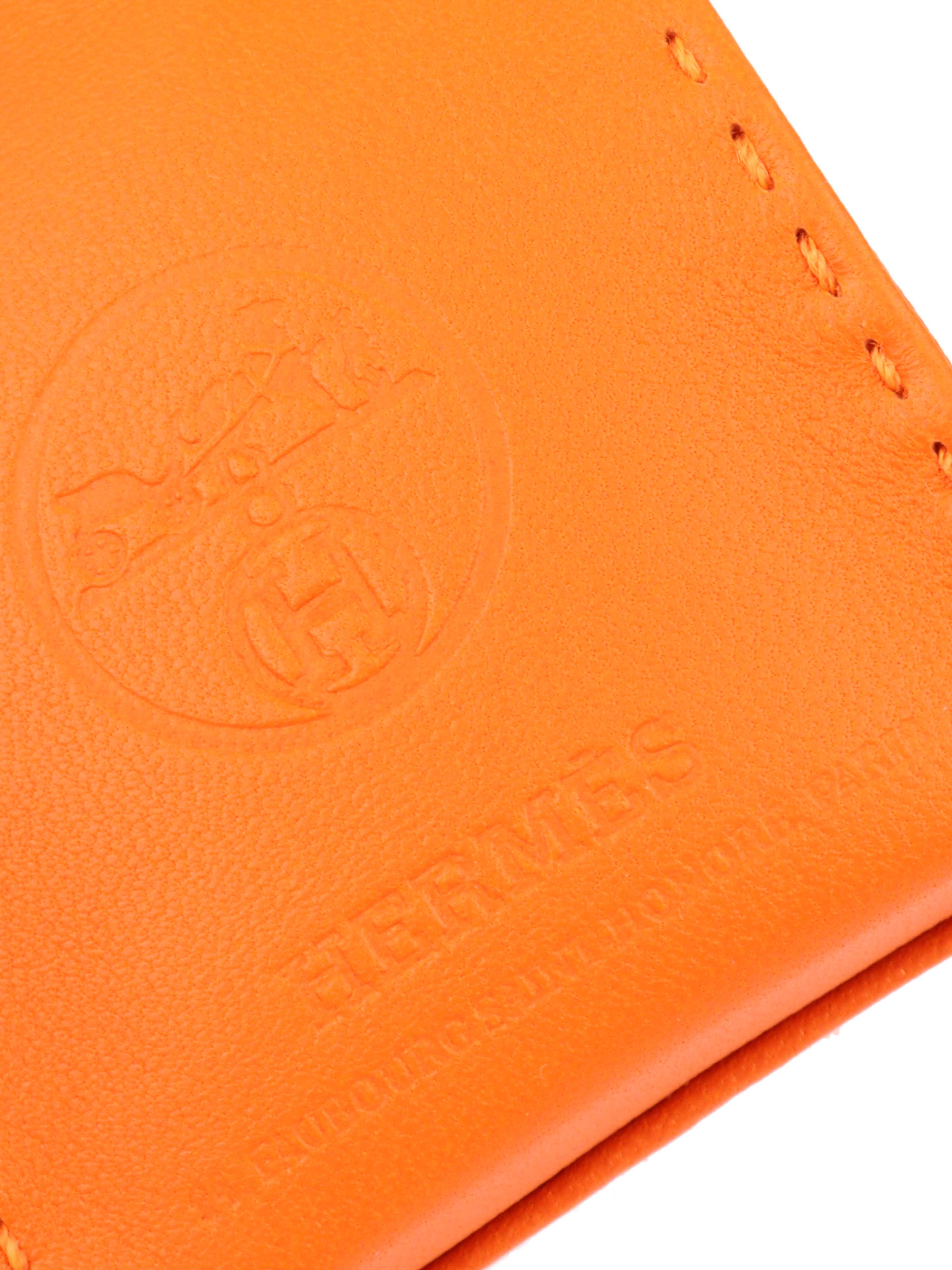 Hermes Orange Bag Bag Charm.