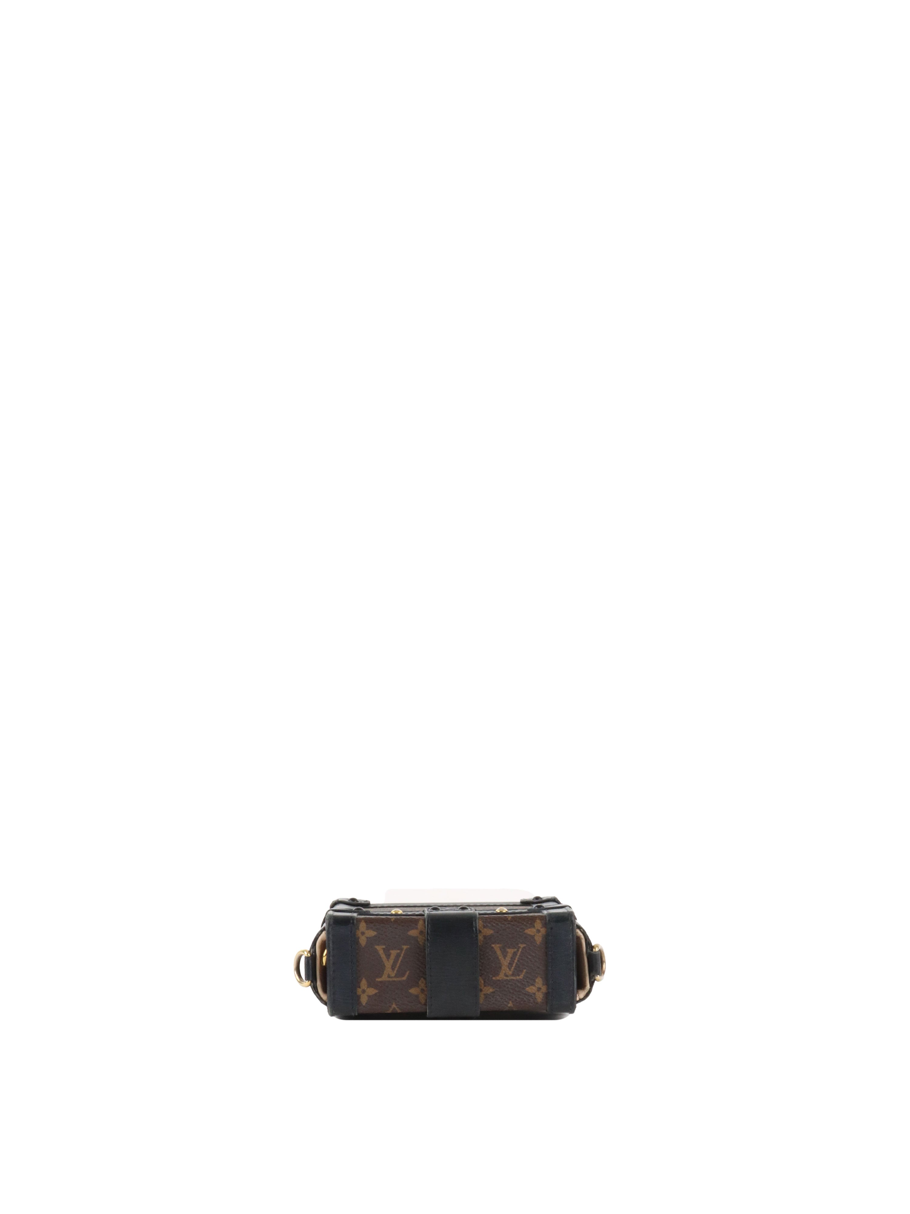 Louis Vuitton monogram Vertical Trunk Pochette.