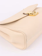 Louis Vuitton Cream Monogram Empreinte Saint Germain PM Bag.