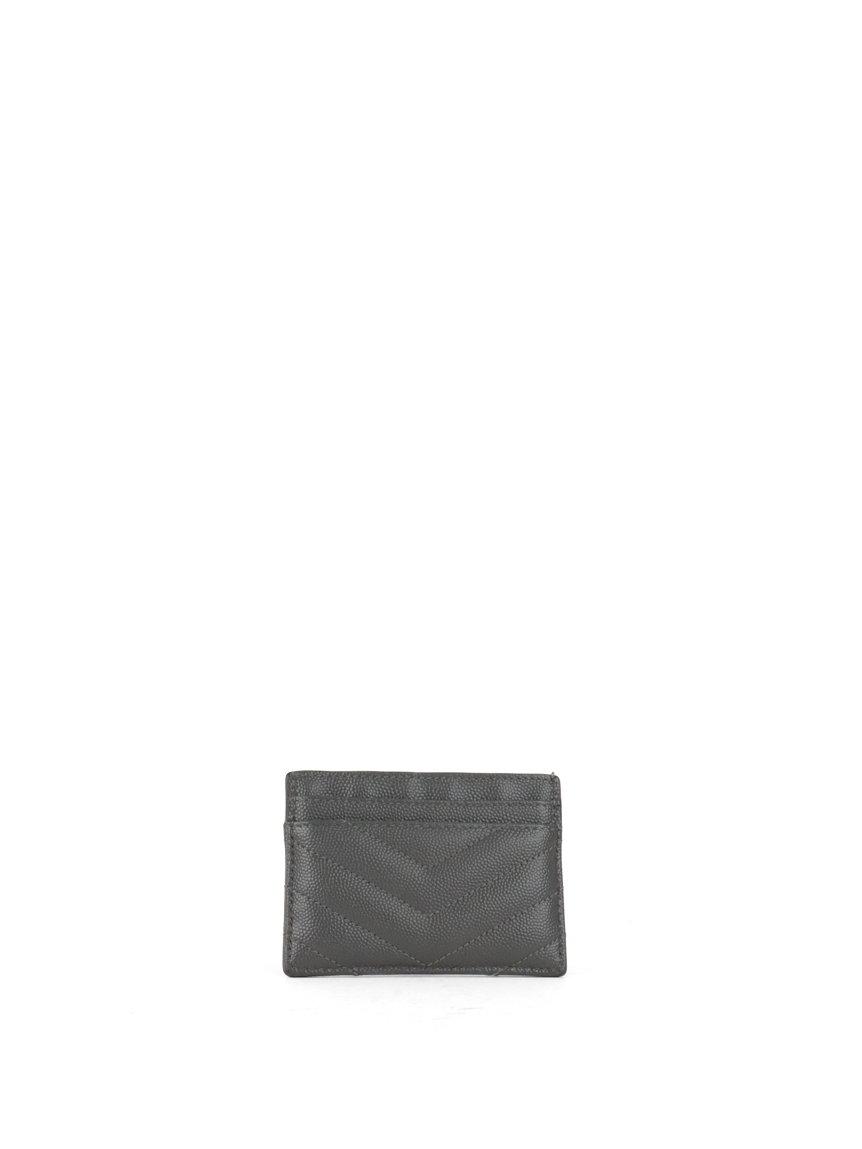Saint Laurent  Grey Cassandre Card Holder