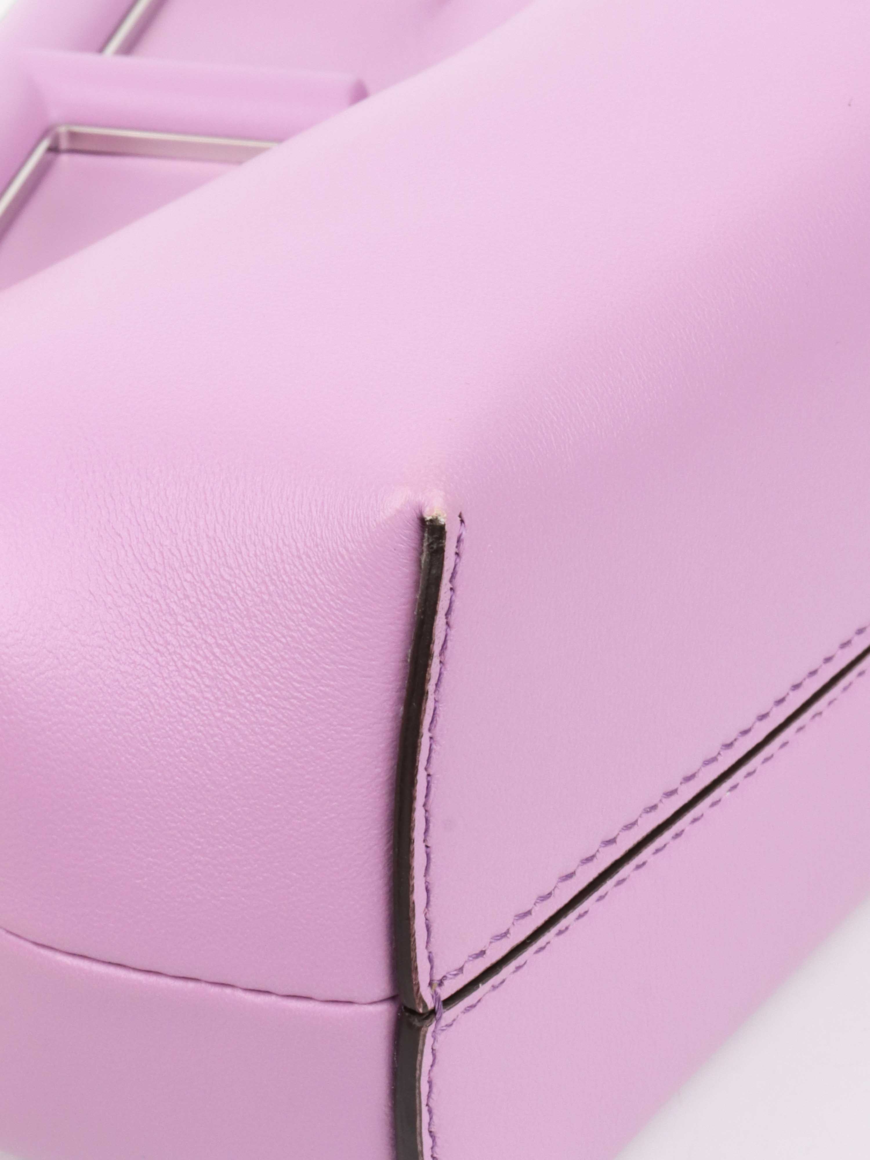 Fendi First Small Lilac Clutch Bag.