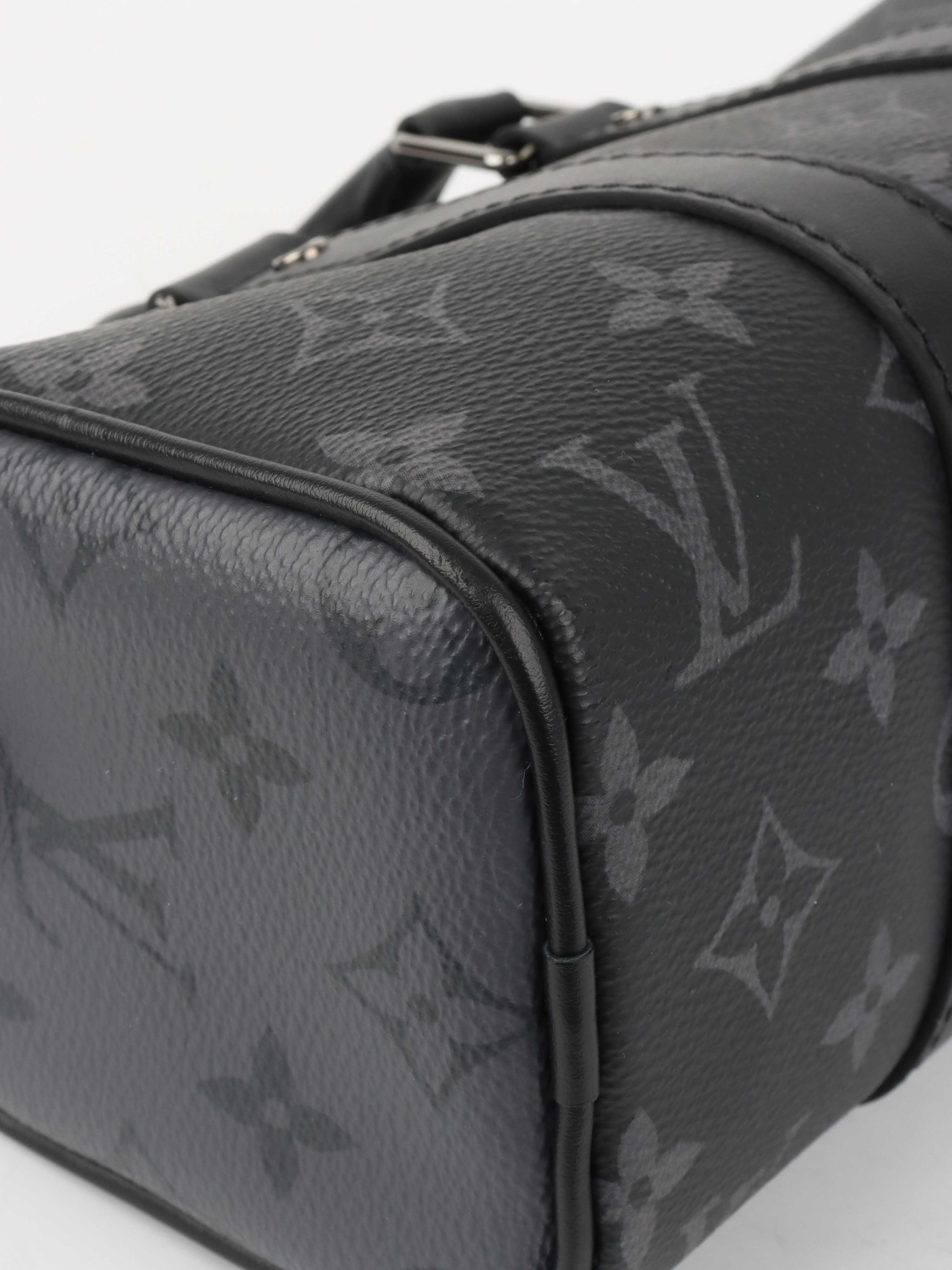 Louis Vuitton Monogram Eclipse Keepall XS.