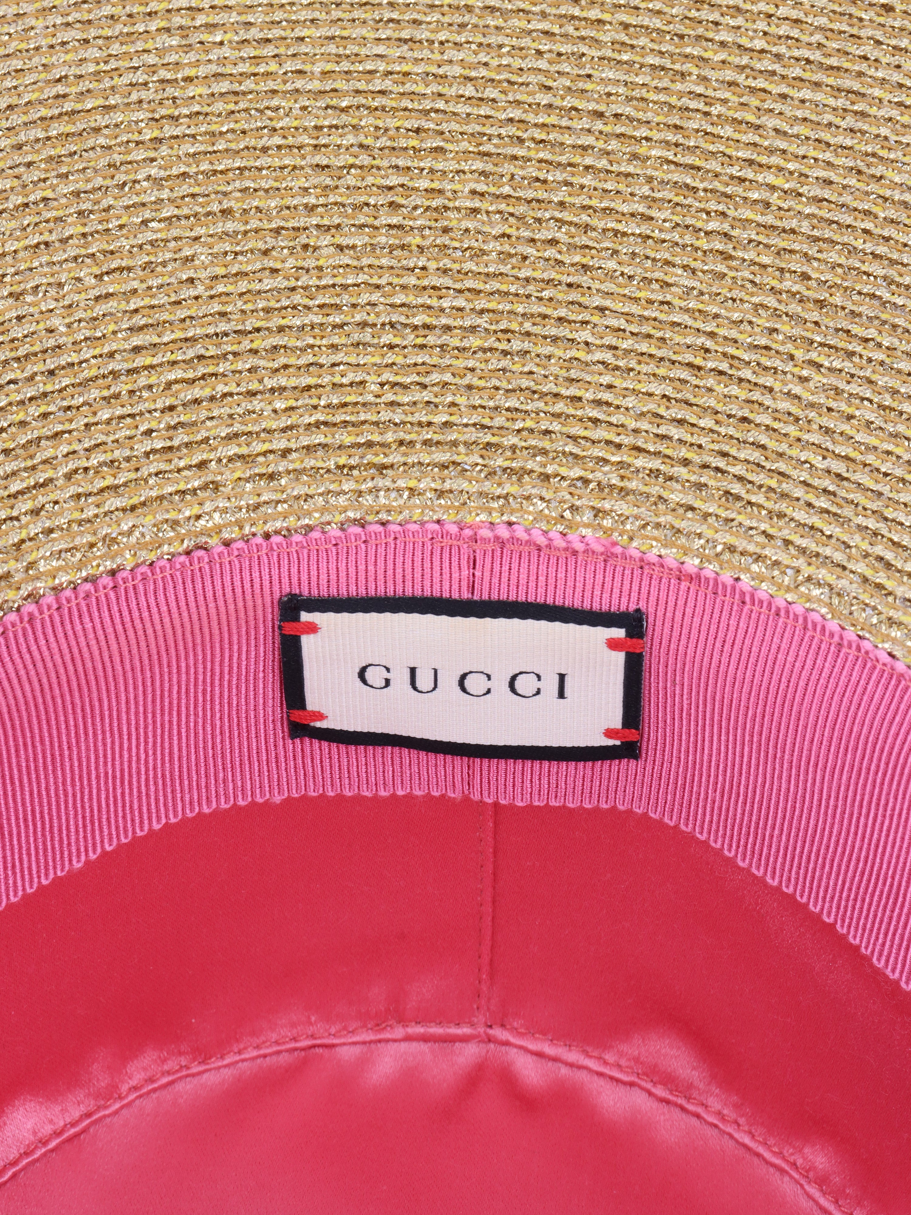 Gucci Gold Bee Hat.