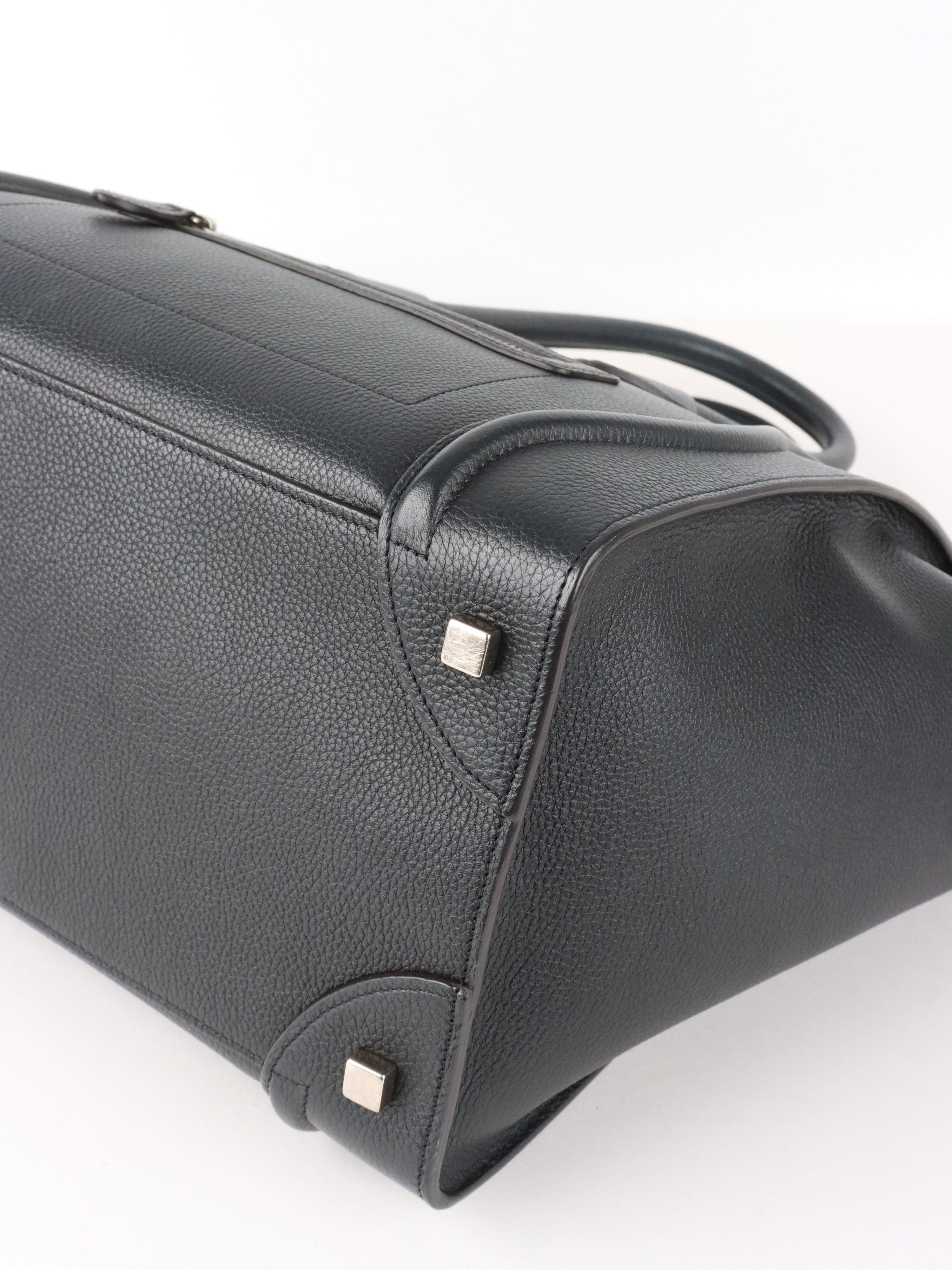 Celine Black Mini Luggage Bag