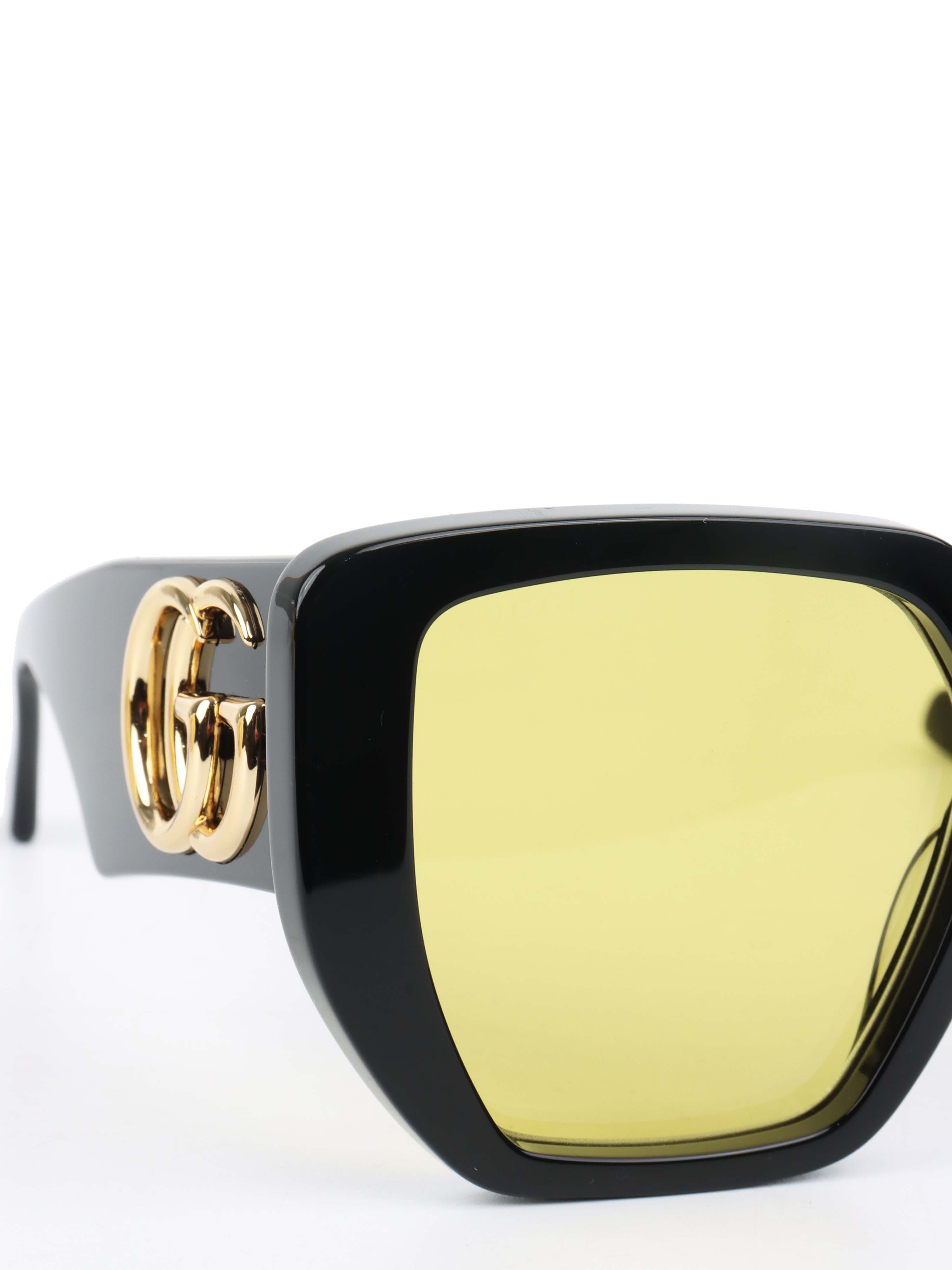 Gucci Green & Yellow Sunglasses