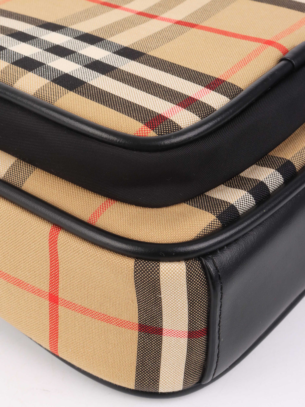 Burberry Vintage Check and Leather Crossbody Bag