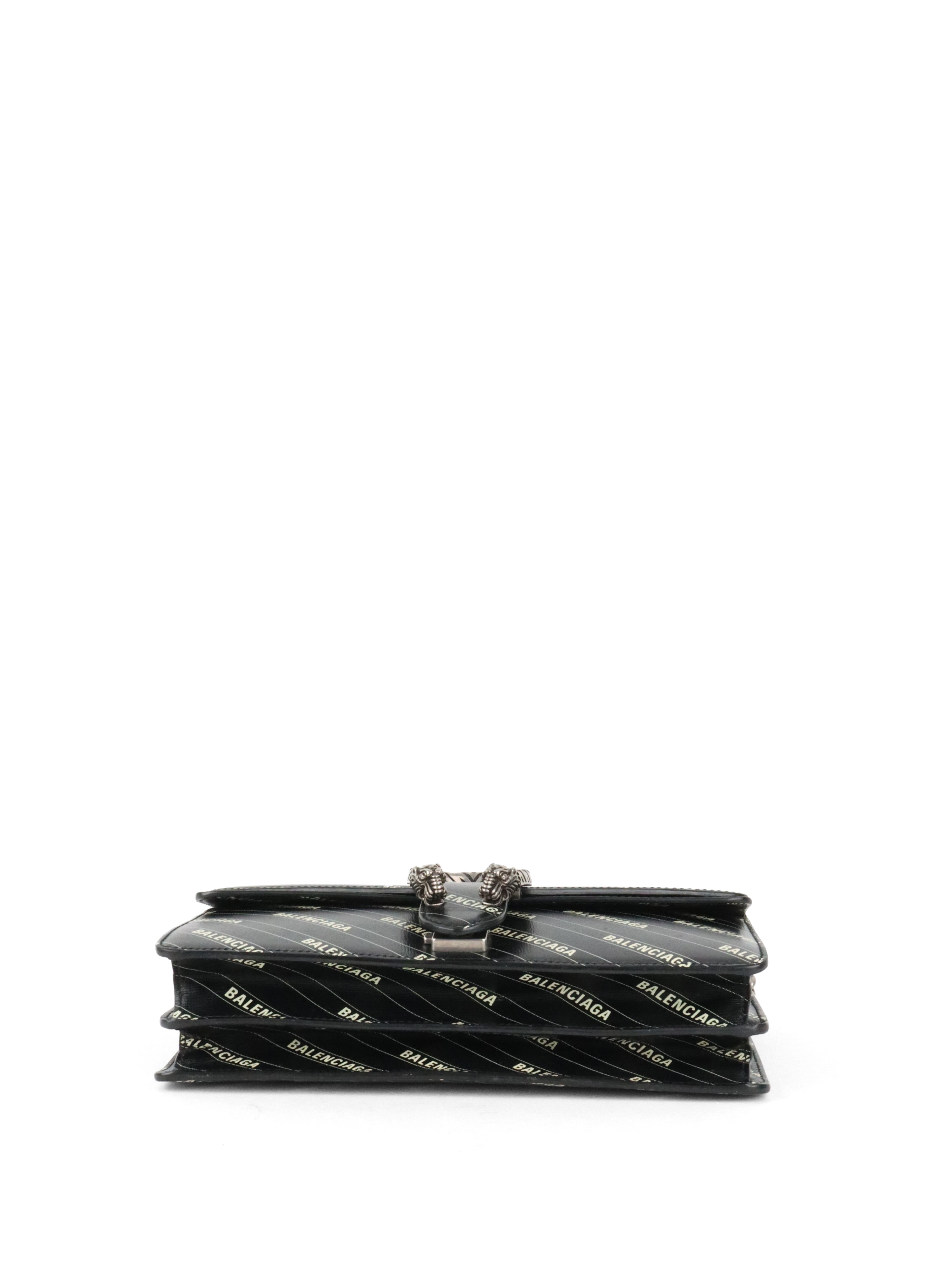 Gucci x Balenciaga Small Black Dionysus The Hacker Project Bag