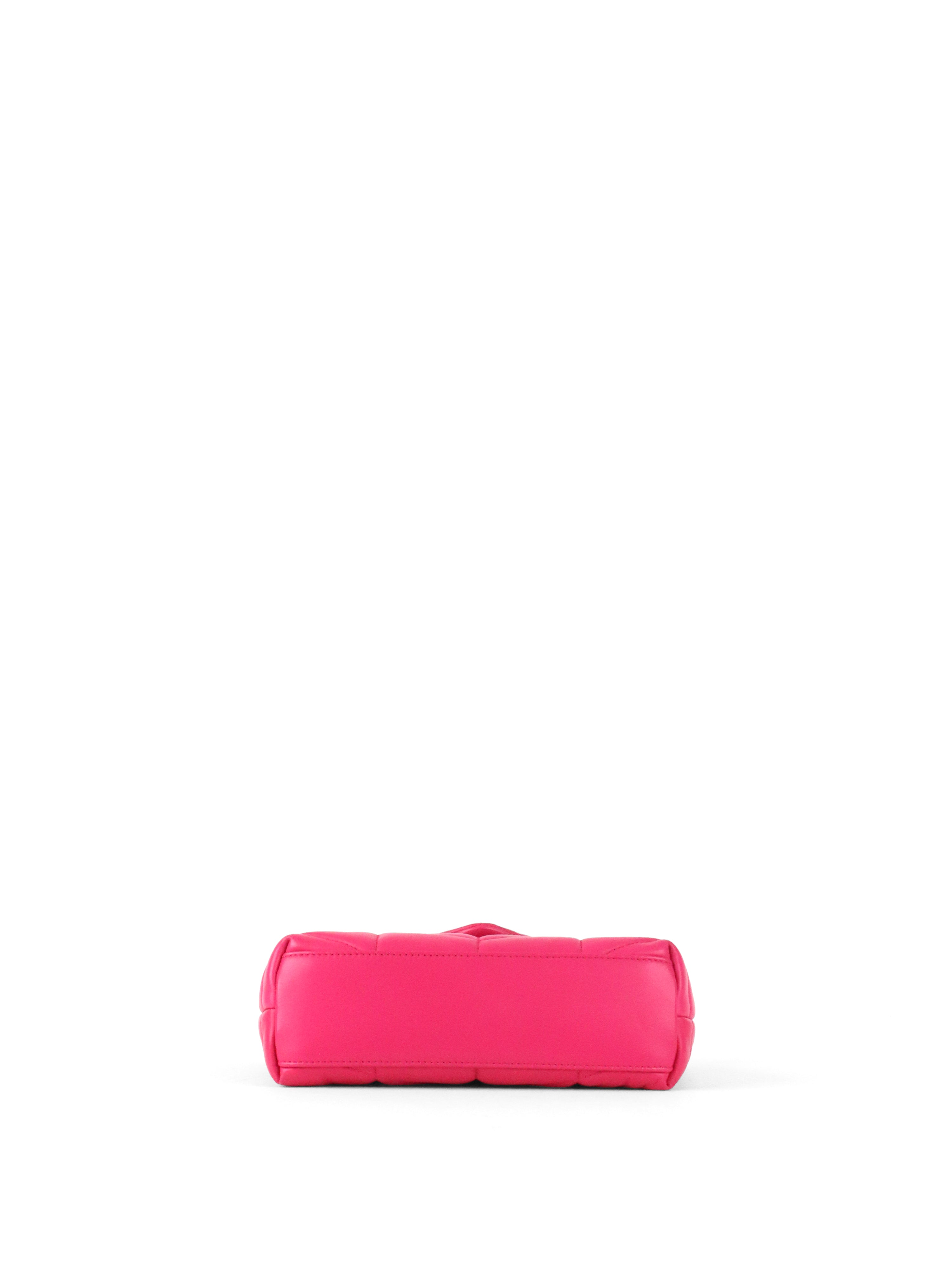 Saint Laurent Bright Pink Toy Puffer Bag
