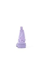 Versace Lavender Medusa Patent Leather Boots 40