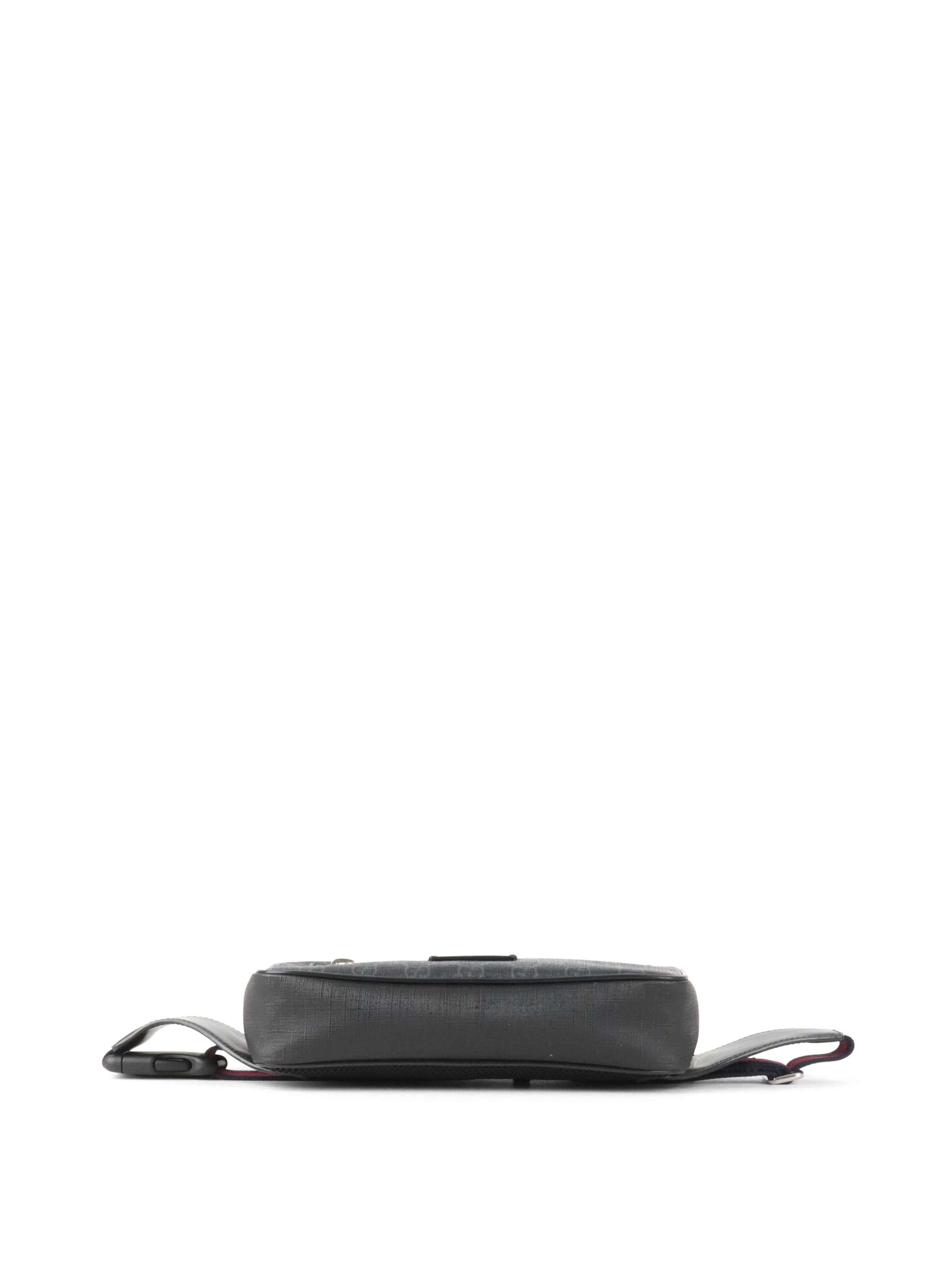 Gucci Black GG Supreme Belt Bag
