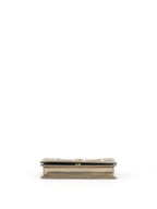 Dior Gold Metallic Diorama Wallet On Chain