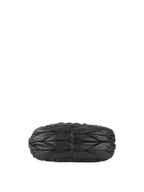 Miu Miu Black Matelasse Nappa Leather Shoulder Bag