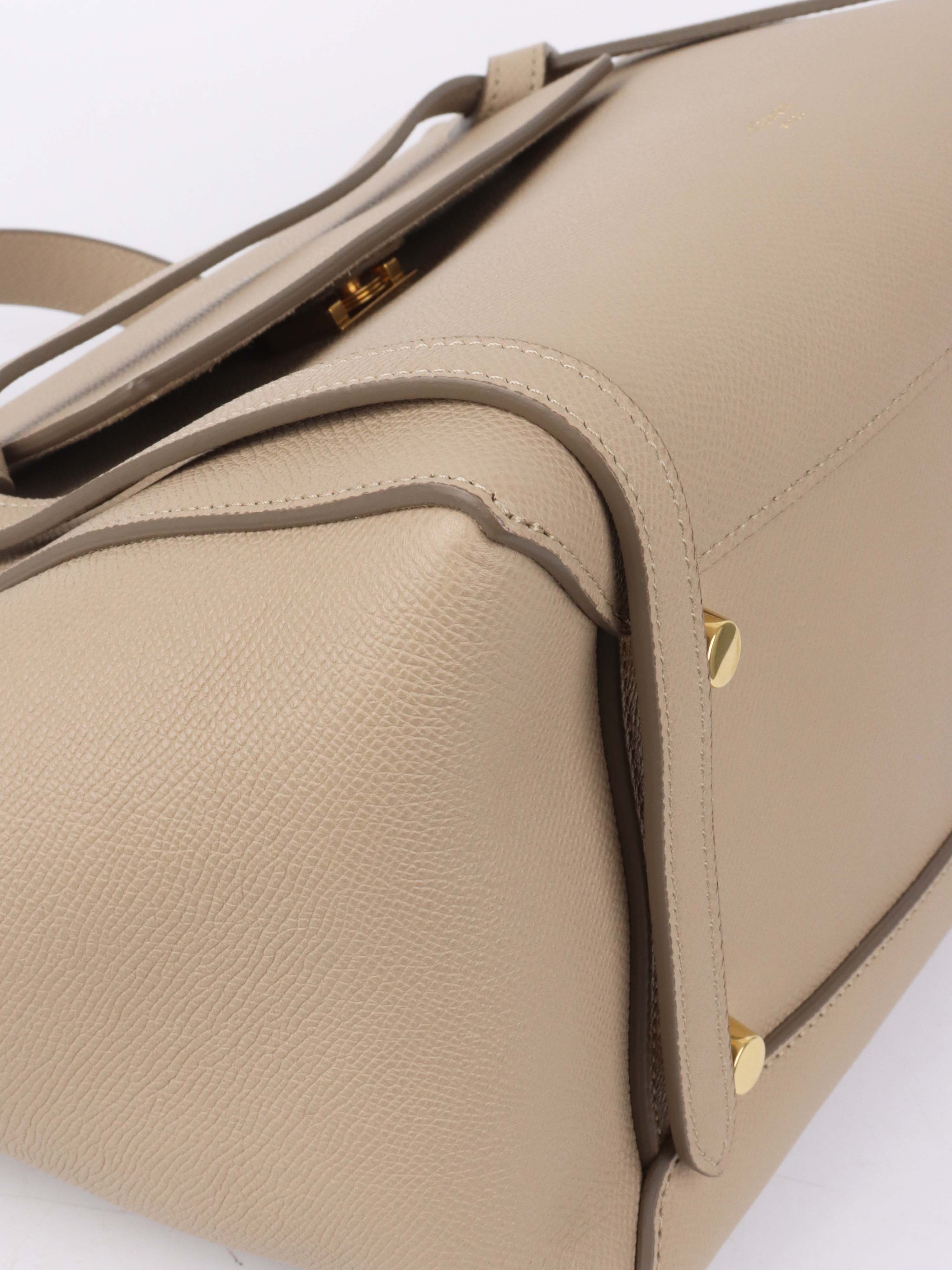 Celine Light Taupe Mini Belt Bag.