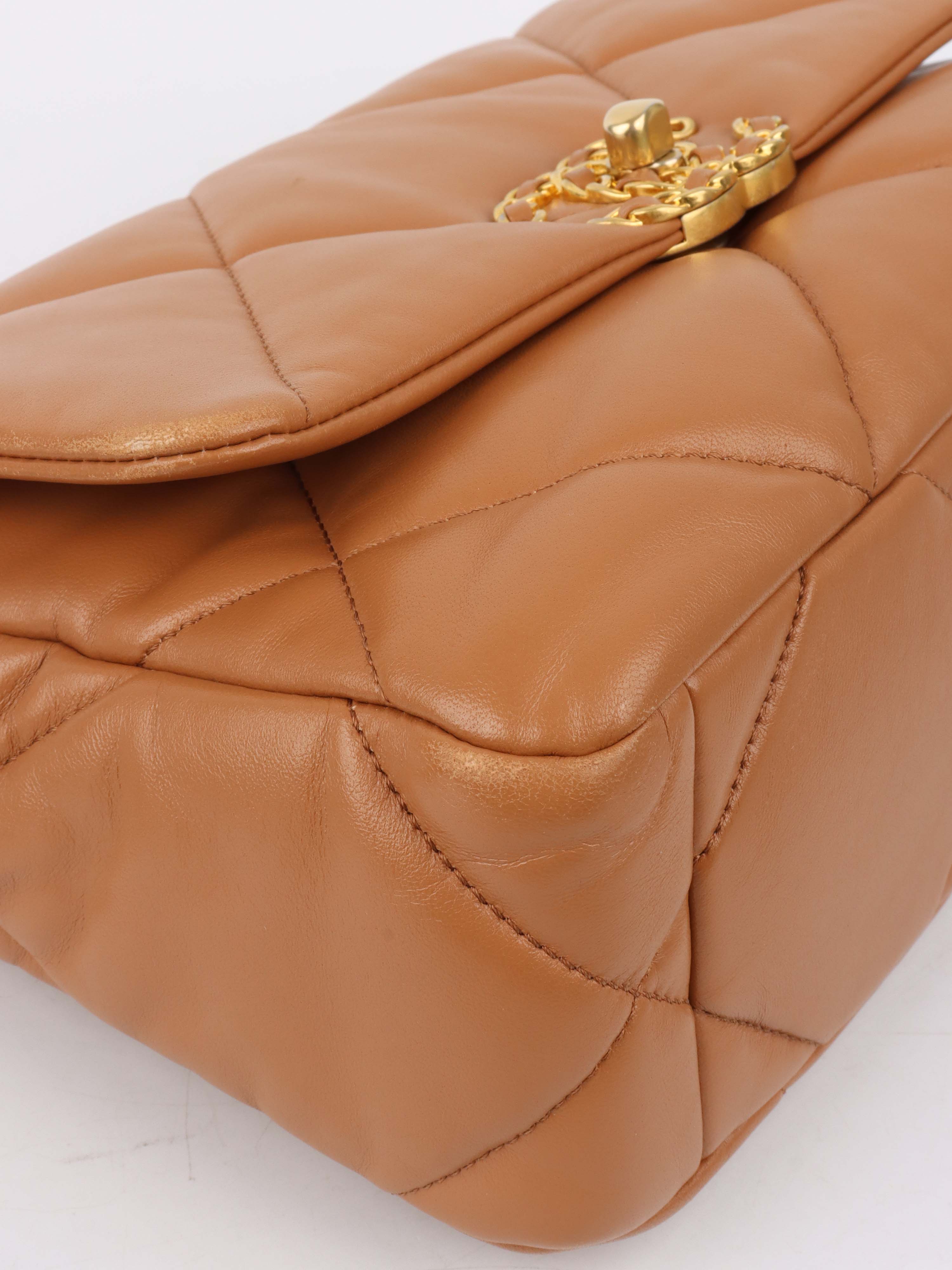 Chanel Caramel Small 19 Bag GHW