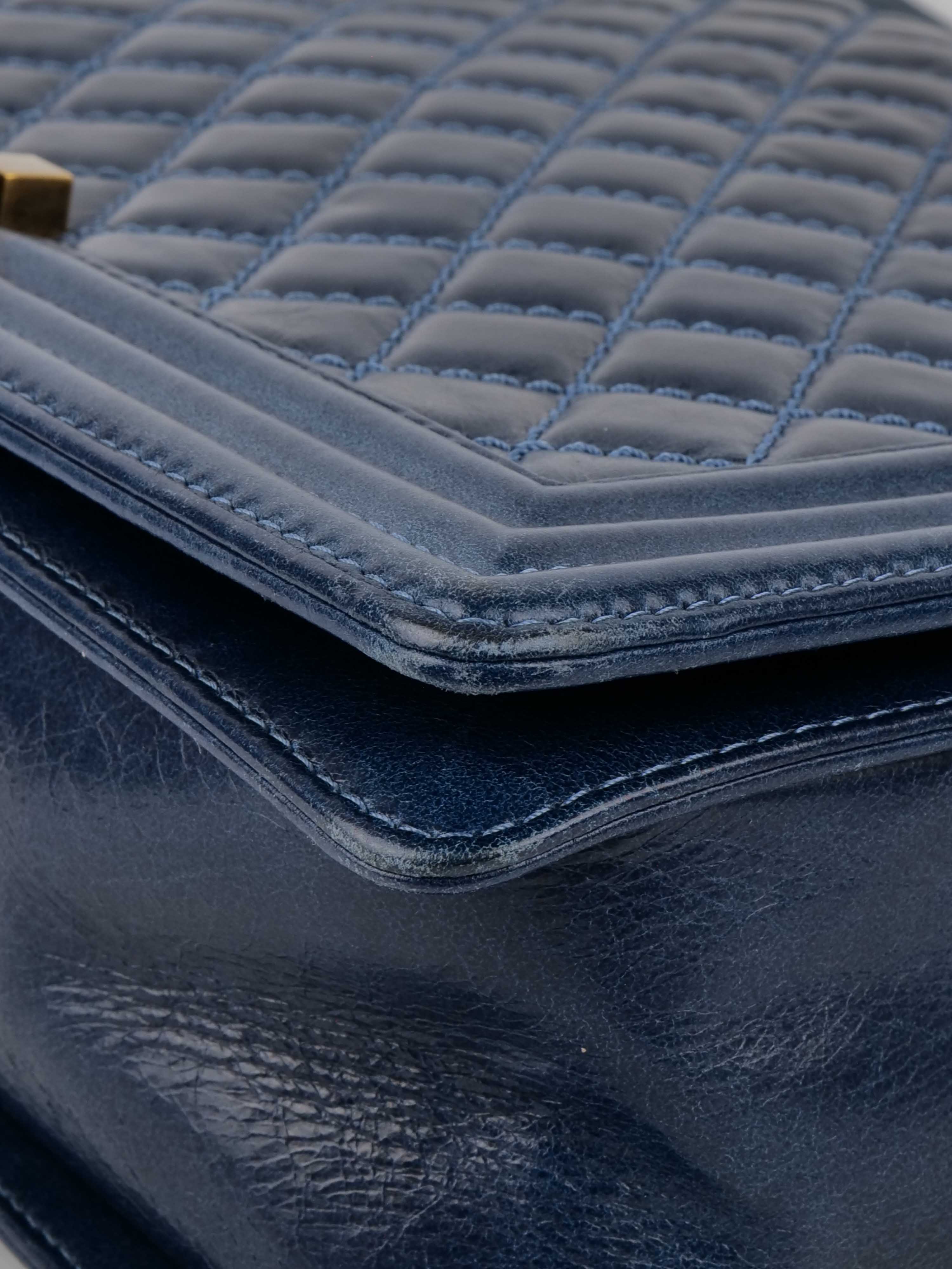 Chanel Jumbo Blue Boy Bag. Votre Luxe