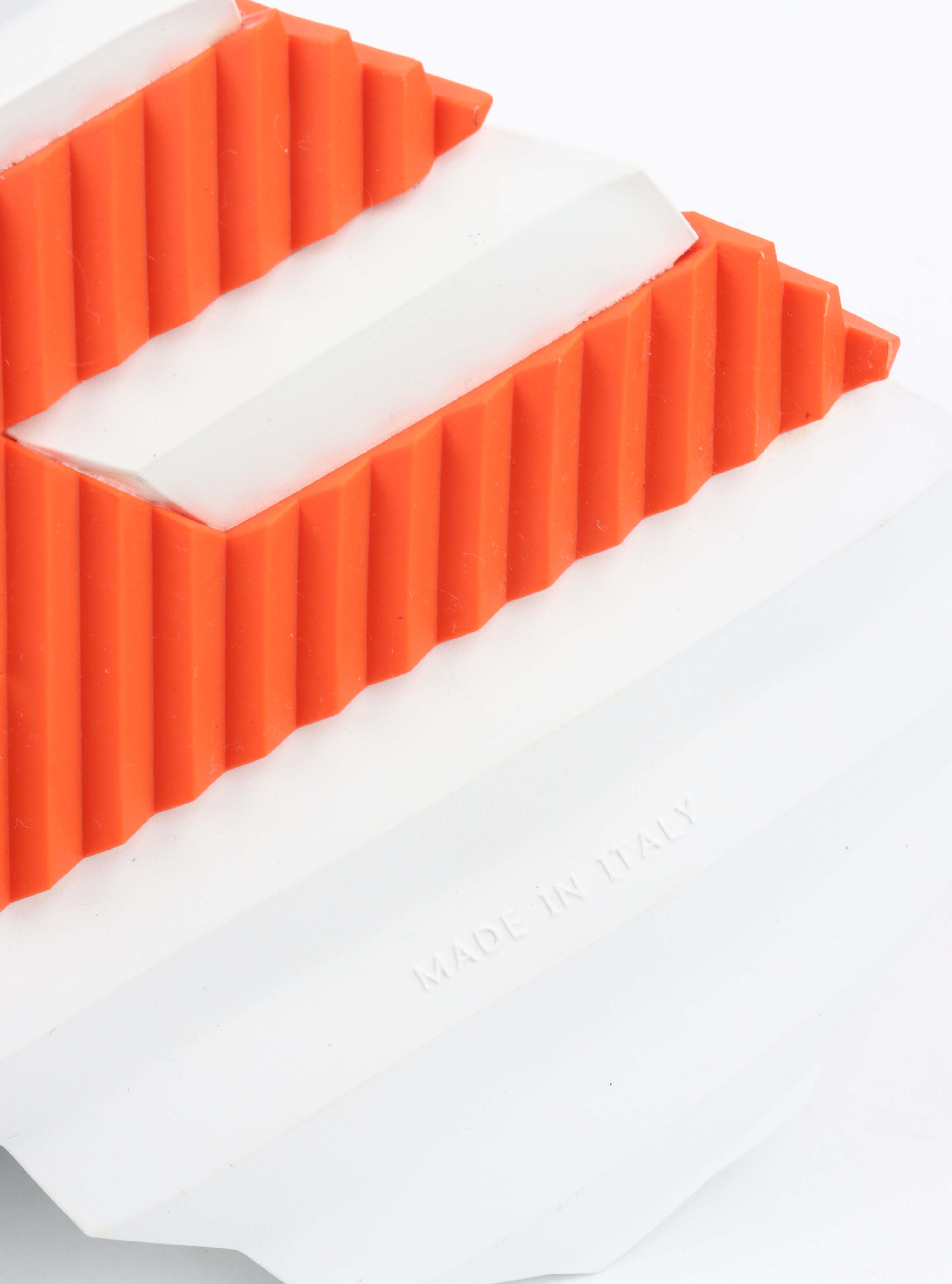 Hermes Navy/Orange Bouncing Sneakers size 42.