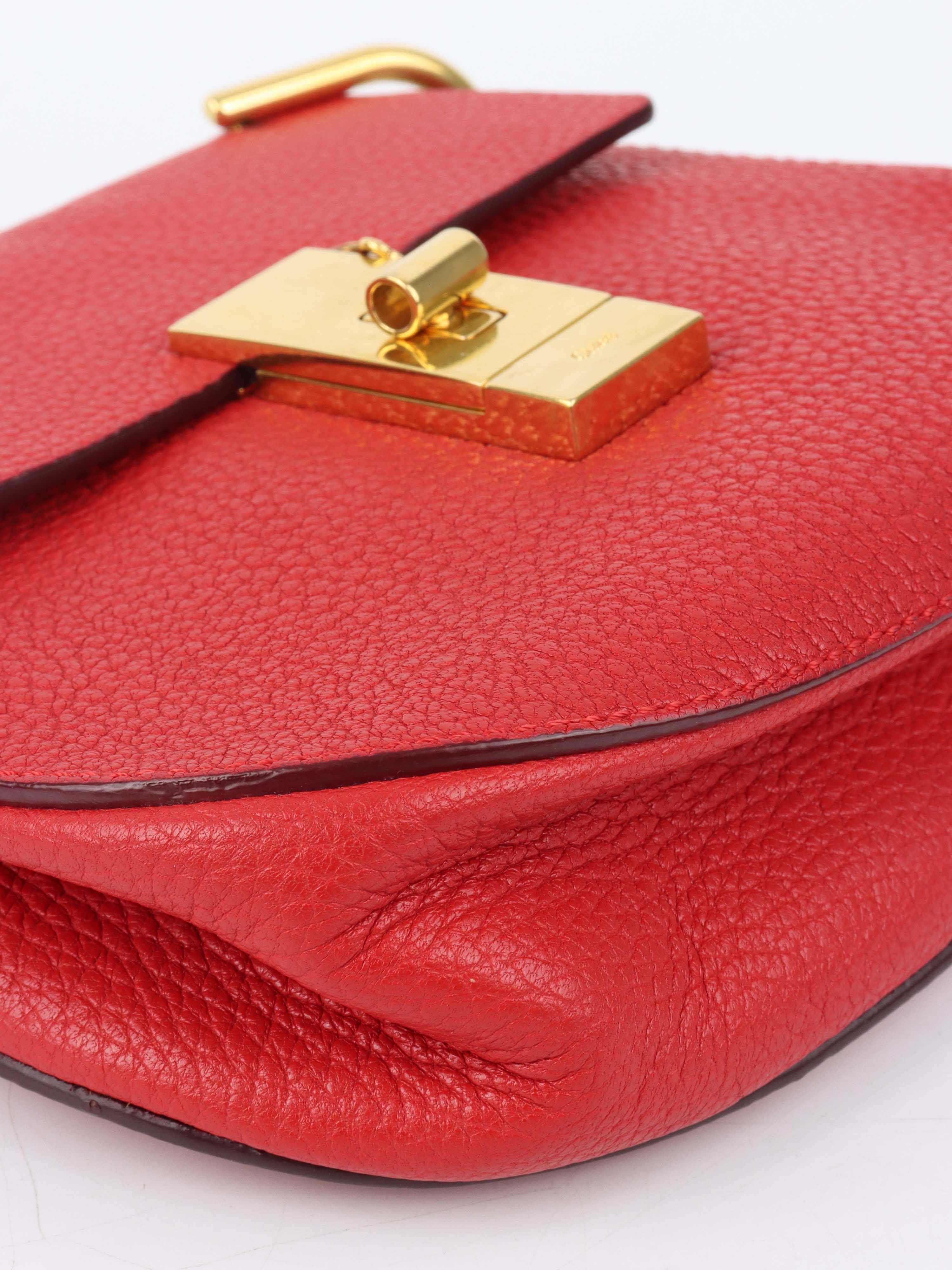Chloe Red Shoulder Bag.