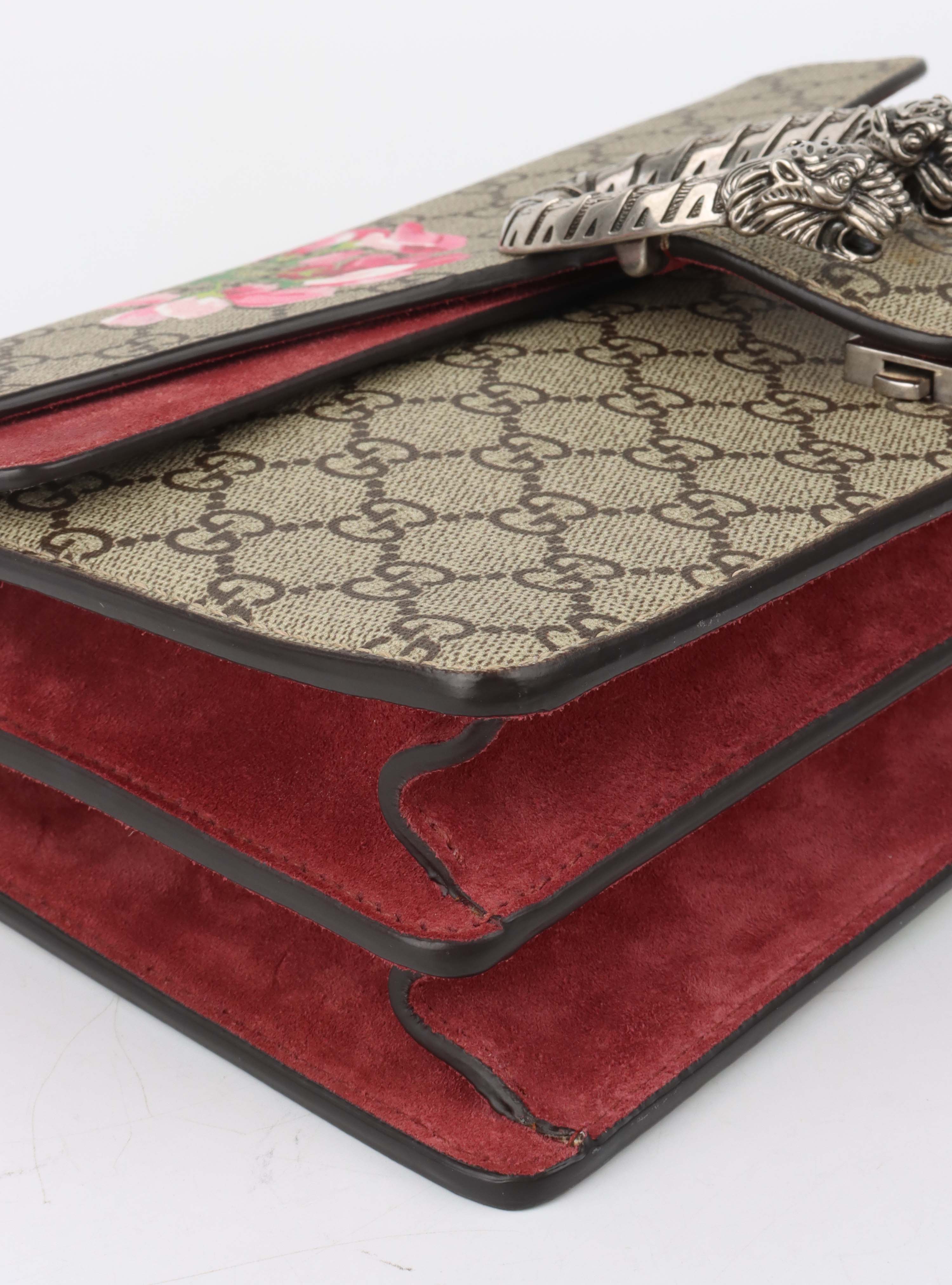 Gucci Small Dionysus Supreme Bloom Bag.