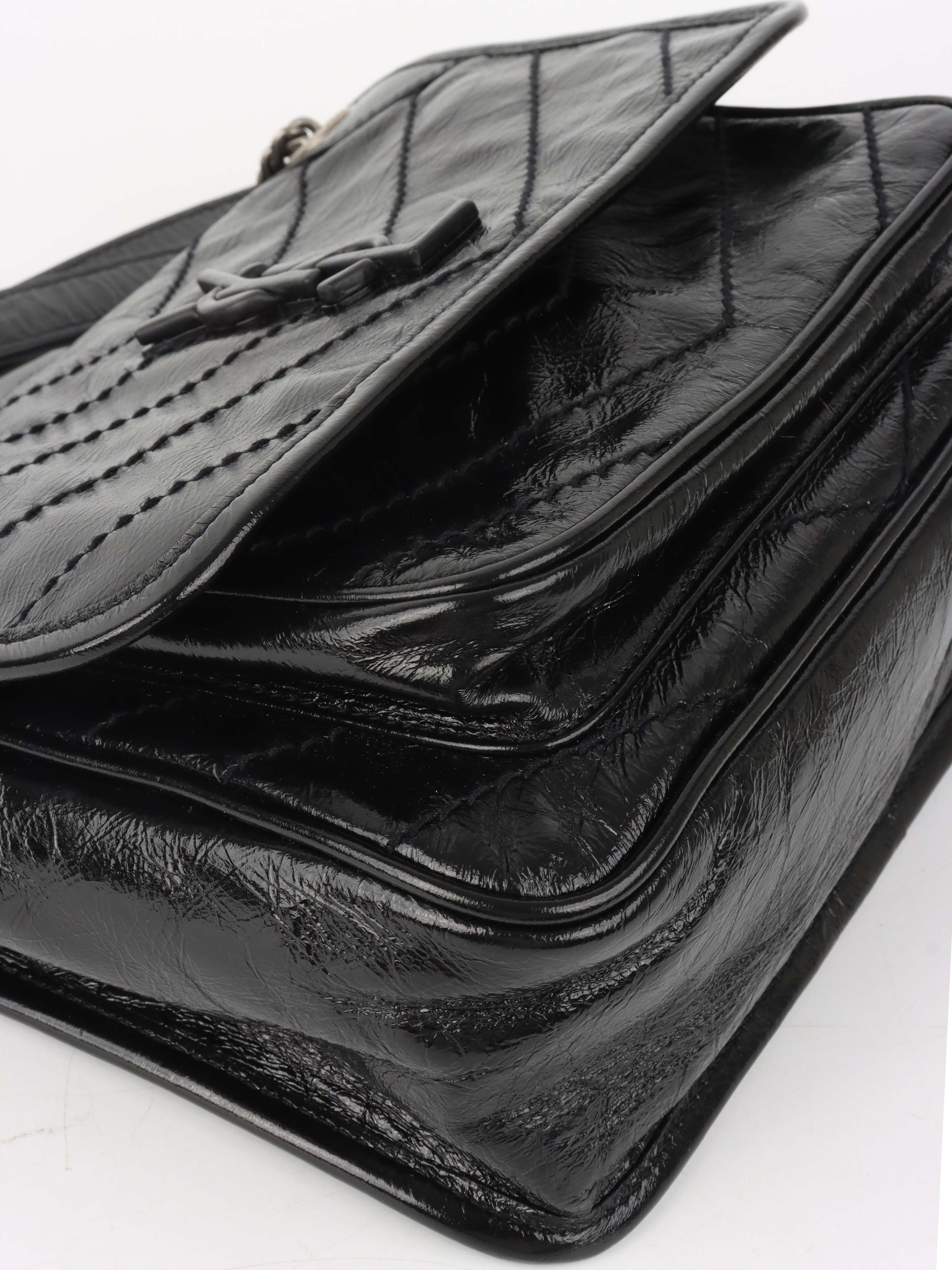 Saint Laurent Niki Baby in Vintage Leather Bag.