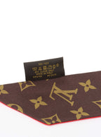 Louis Vuitton Silk Monogram Race BB Twilly
