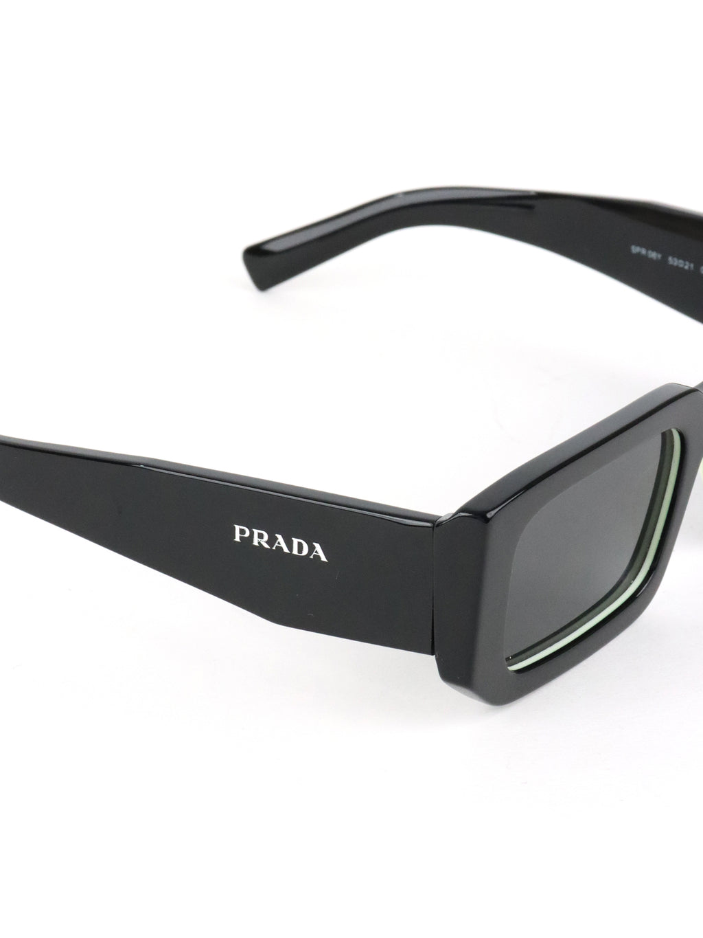 Prada Black PR 06YS Rectangle Frame Sunglasses