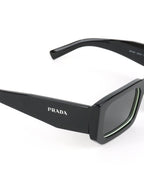 Prada Black PR 06YS Rectangle Frame Sunglasses
