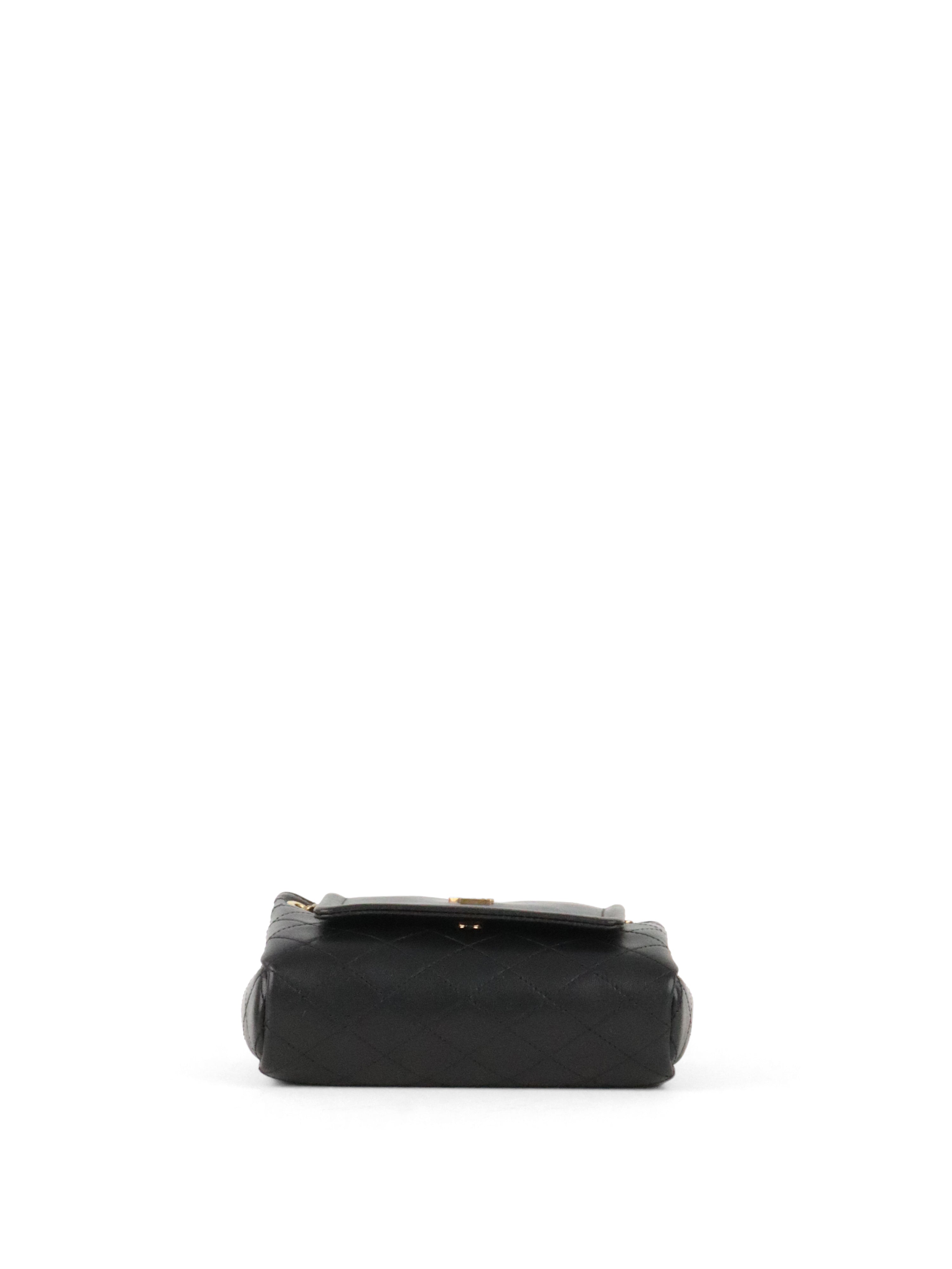 Saint Laurent Black Mini Nolita Shoulder Bag