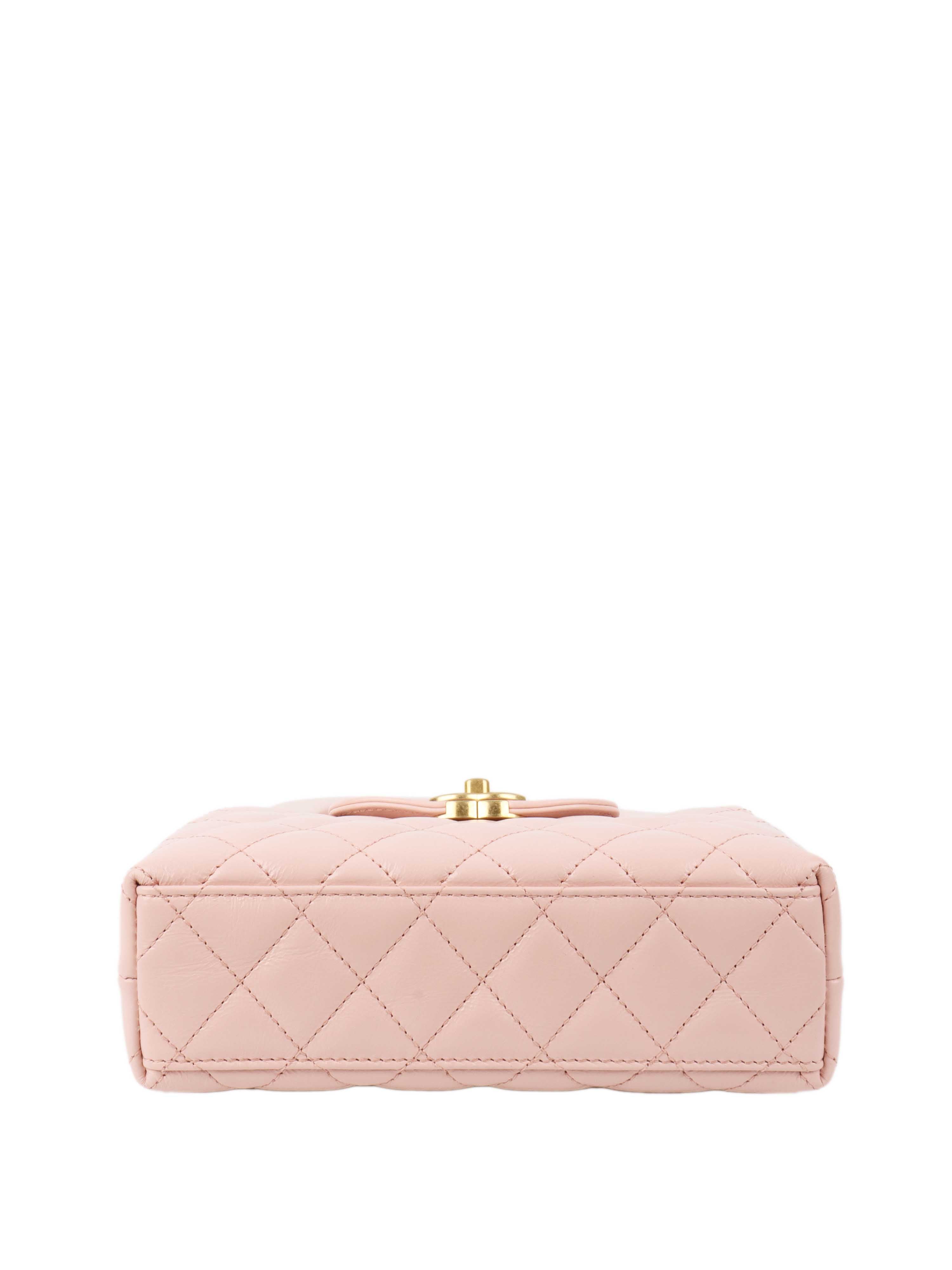 Chanel Small Pink Kelly Bag.