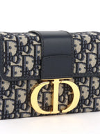 Dior Box 30 Montaigne Navy Oblique  Bag