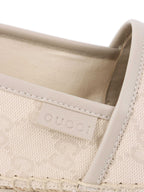 Gucci Mens GG Cream Espadrilles.