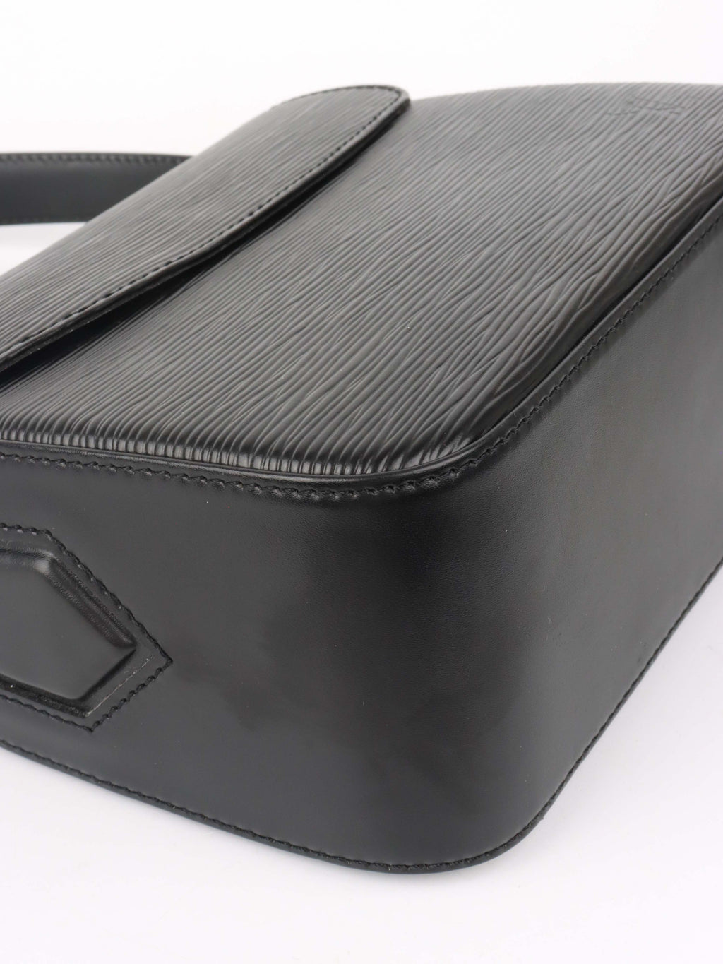 Louis Vuitton Black Bucci Epi Leather Shoulder Bag.