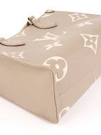 Louis Vuitton Tourterelle / Crème OnTheGo PM Bag