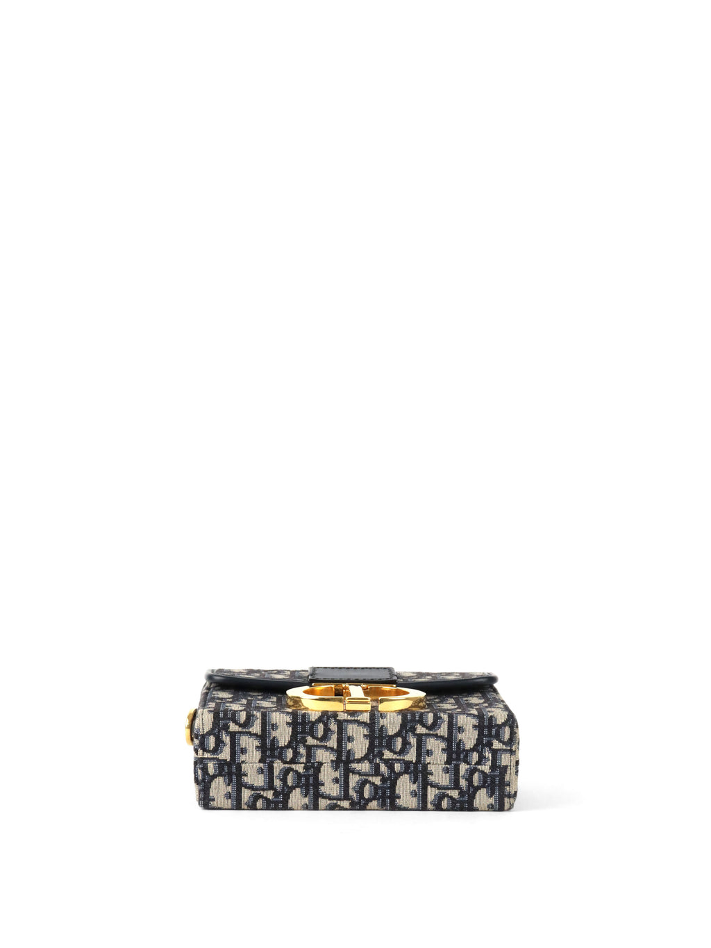 Dior 30 Montaigne Navy Oblique Box Bag