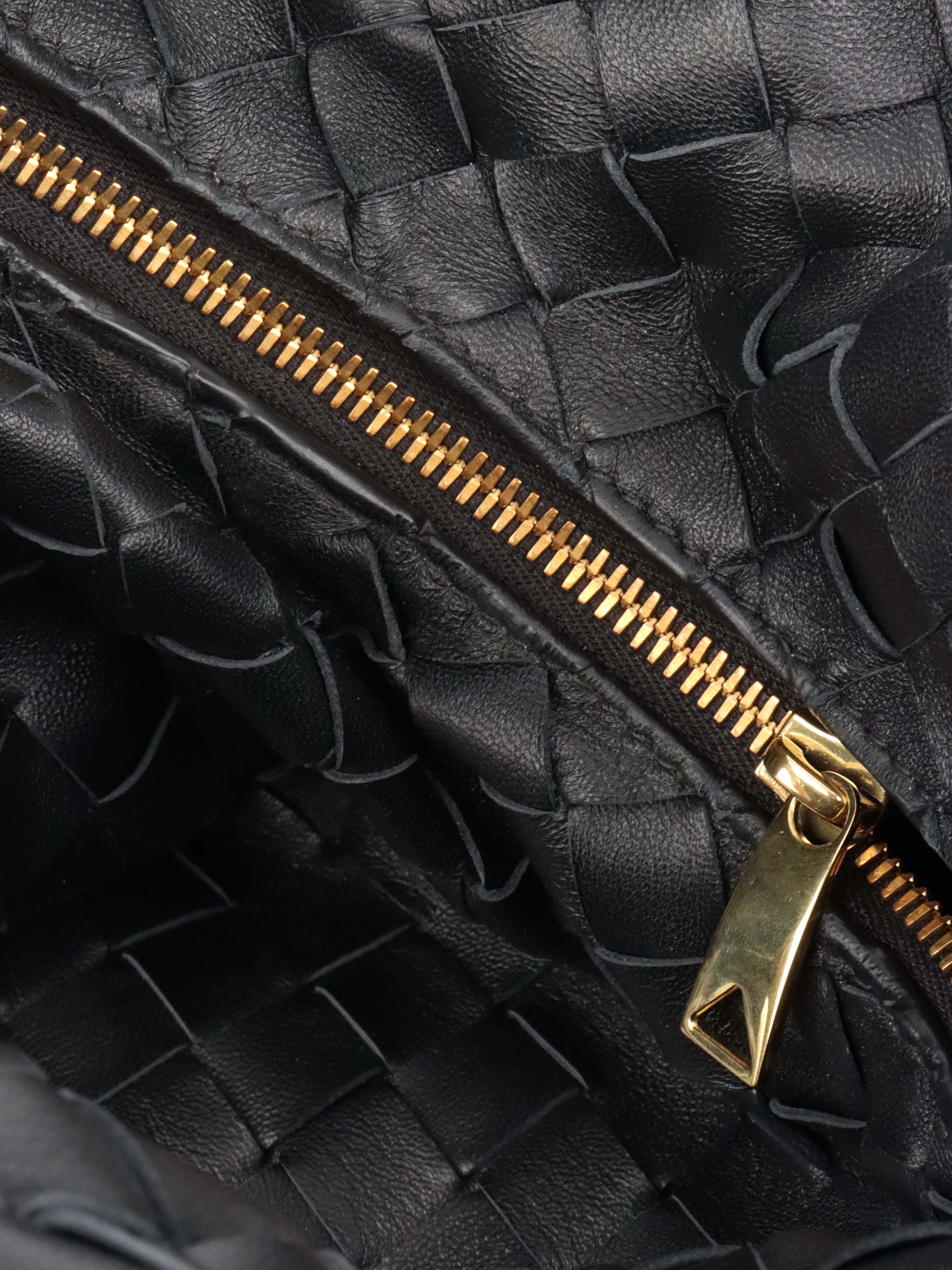 Bottega Veneta Black Foulard Hobo Bag.