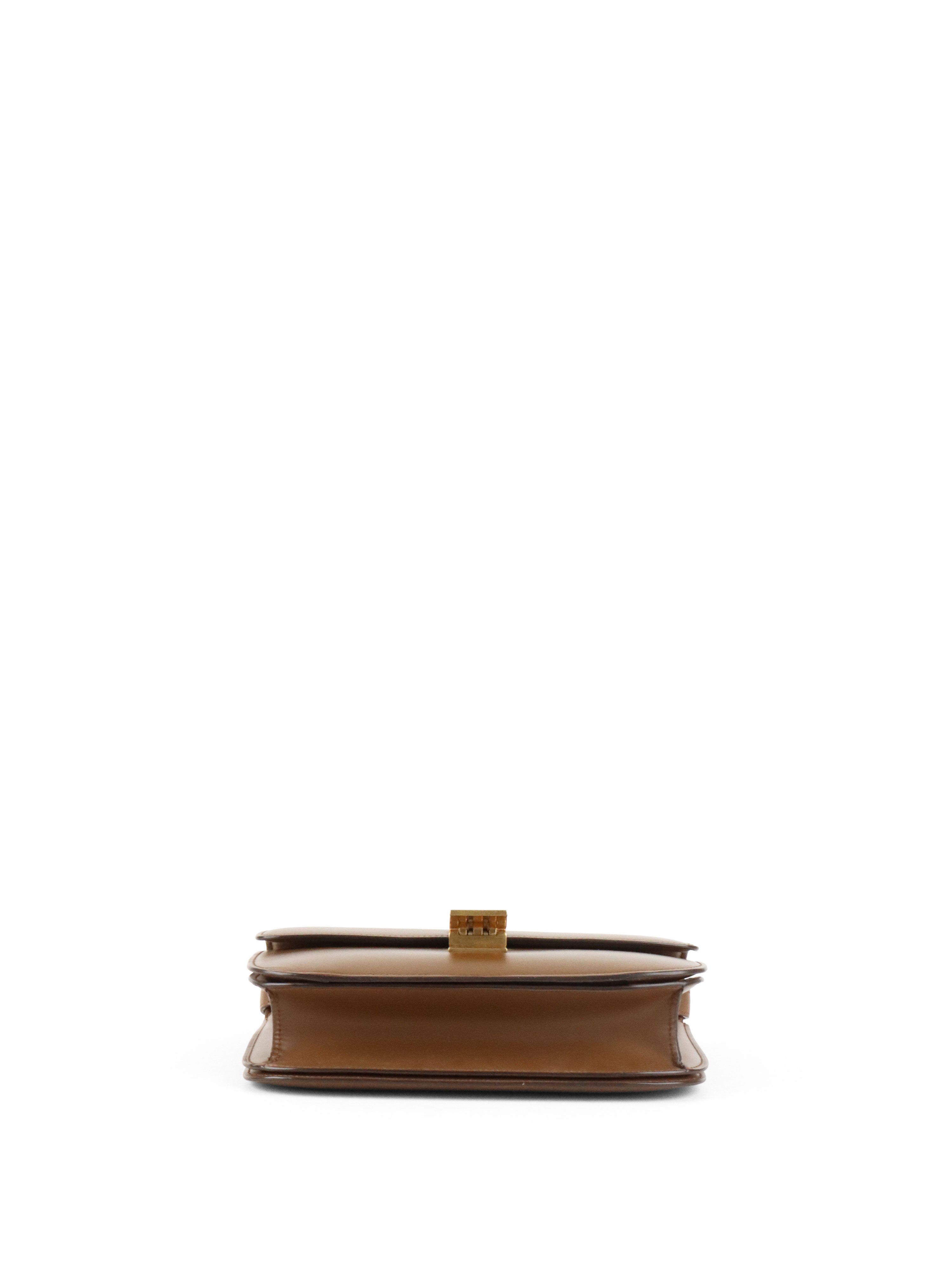 Celine Camel Medium Classic Box Bag