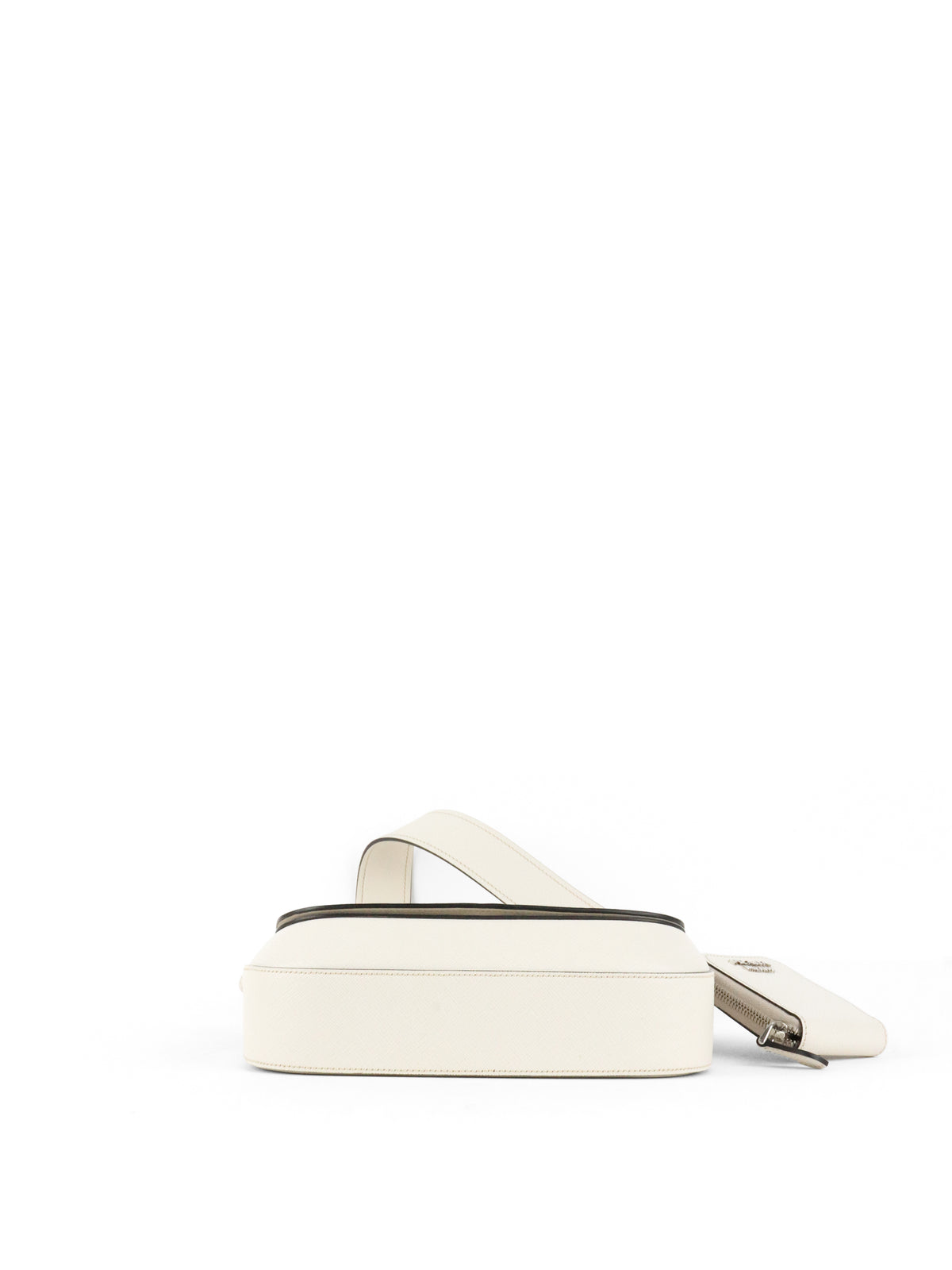 Prada White Saffiano Crossbody Bag