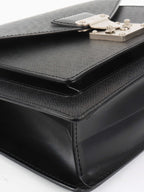 Louis Vuitton Black Vintage Monceau Messenger Bag.