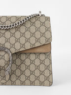 Gucci Ebony Medium GG Supreme Dionysus Shoulder Bag