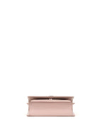 Saint Laurent Mini Pink Sunset Crocodile Embossed Leather Bag