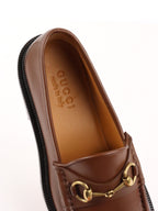 Gucci Men's Brown Horsebit Loafer size 5