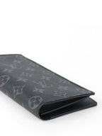 Louis Vuitton Black Monogram Eclipse Brazza Wallet